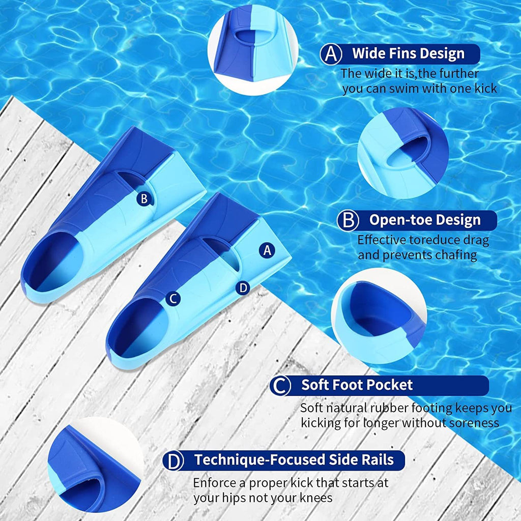 Hot sale professional training freestyle silicone frog shoes short flippers adult children flippers frog shoes manufacturers wholesale