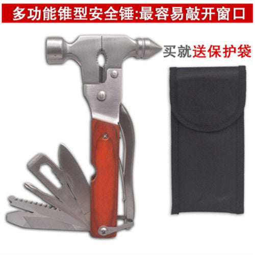 Car safety hammer multi-function car glass one second window breaker car fire emergency escape self-rescue tool