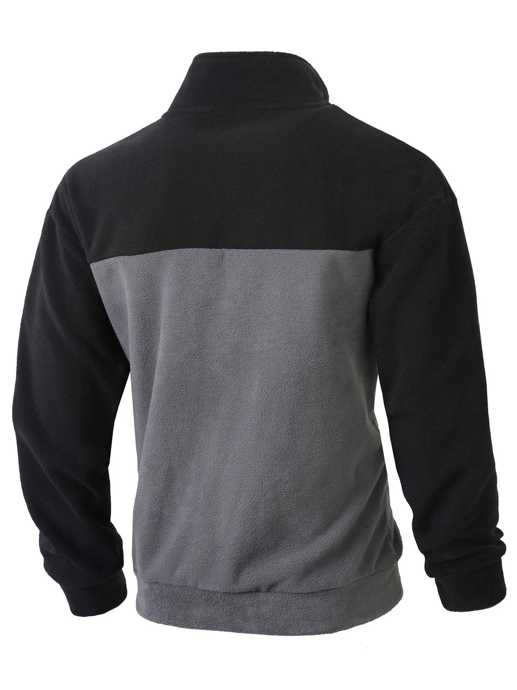 Autumn and Winter European and American Cross-Border Casual Men's Sweatshirt Long-Sleeved Thickened Fleece Half-Zip Sweatshirt Hot-Selling Daily Top