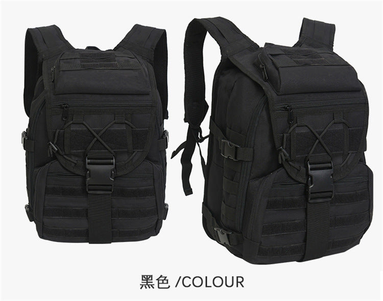 2025 New Men's Outdoor Backpack Travel Bag Large Capacity Oxford Cloth USB Charging Summer Camp Bag Export
