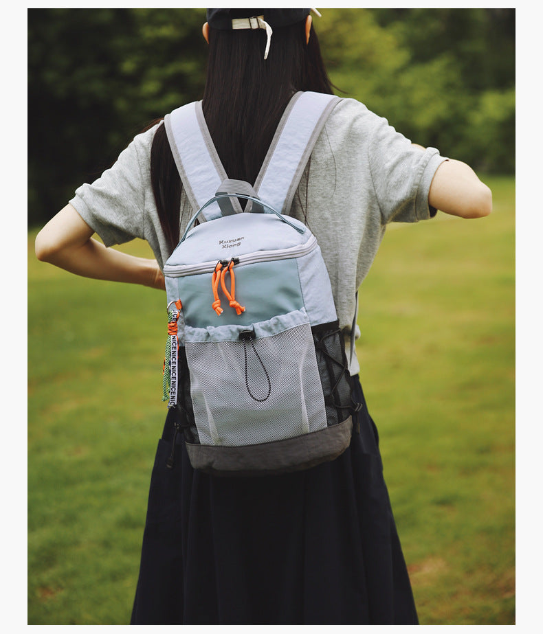 Outdoor Hiking Large-Capacity Backpack, Lightweight Travel Backpack, Commuting Storage School Bag, Leisure Cycling Backpack