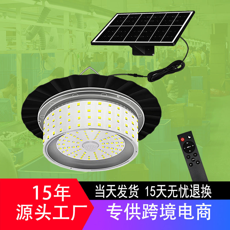 Solar 244LED Ring Chandelier Courtyard Garden Villa Street Light 360 Degree Outdoor Solar Lighting