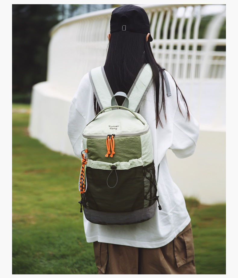 Outdoor Hiking Large-Capacity Backpack, Lightweight Travel Backpack, Commuting Storage School Bag, Leisure Cycling Backpack