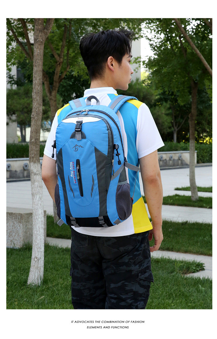 Travel Large-Capacity Backpack Sports Men's and Women's Travel Luggage Backpack Travel Student School Bag Mountaineering Bag Outdoor Backpack