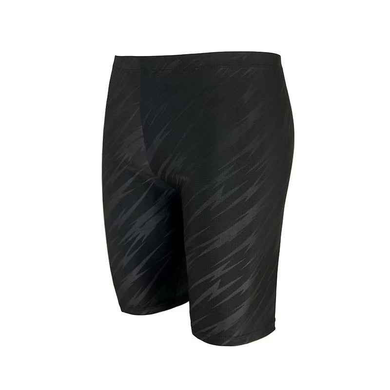 Swimming Trunks Five-Point Men's Professional Swimsuit Boxer Shorts Imitation Sharkskin Adult Large Size Hot Spring Swimming Suit