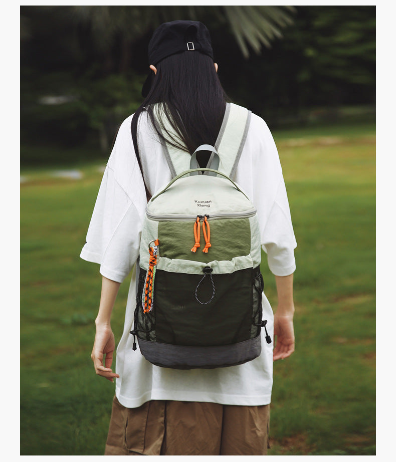 Outdoor Hiking Large-Capacity Backpack, Lightweight Travel Backpack, Commuting Storage School Bag, Leisure Cycling Backpack