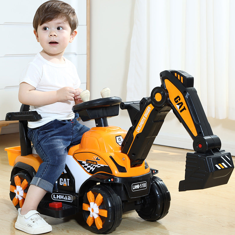 New Electric Excavator Toy for Kids Aged 1-3 Years